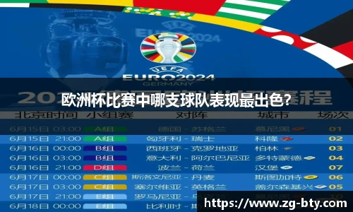 欧洲杯比赛中哪支球队表现最出色？